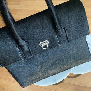 Marylyn Jay Butler Hide and Hair Handbag - New